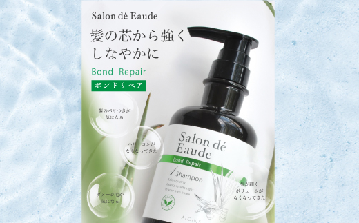 3回 定期便 サロン・ド・オーデ ボンドリペア シャンプー ＆ トリートメント 各 500ml 2本 セット 合計 6本 ダメージ補修 ボトル 液体 アロインス製薬 美容 美容品 化粧品 日用品 消耗品 高知 高知県 四万十 四万十市 しまんと 26-139