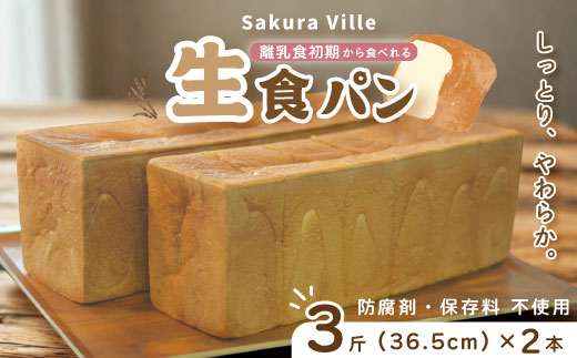 R5-355．sakura ville特製 四万十の生食パン2本セット
