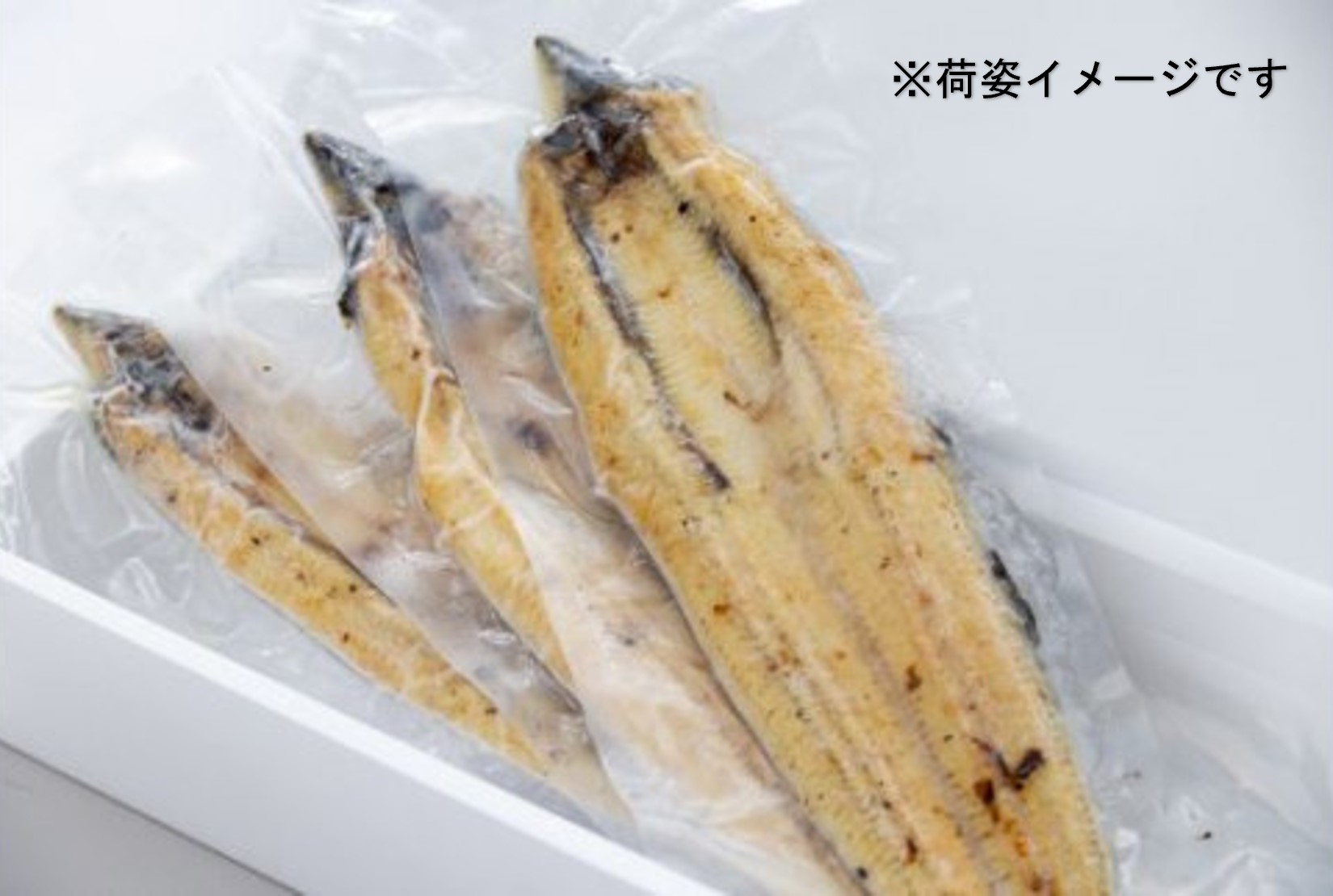 蒲焼きタレ付き うなぎ 白焼き 1kg以上 10尾×100～120g yw-0082