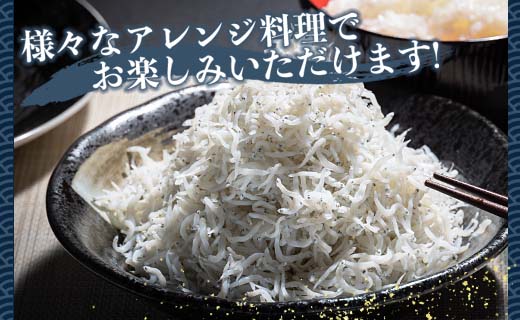 定期便 3カ月 極上釜揚げしらす「銀凪」350g×3袋(約1kg) 合計3kg以上 - 小魚 さかな シラス かまあげ 魚介 シーフード 特産品 海産物 新鮮 ご飯のお供 おつまみ 国産 海の幸 小分けパック ヤマナカ水産 高知県 香南市 冷凍 Wym-0011