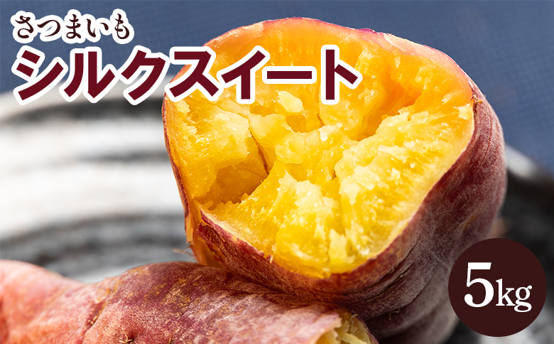 さつまいも シルクスイート 5kg - サツマイモ さつま芋 野菜 焼き芋 やきいも 焼いも おやつ スイーツ スイートポテト 天ぷら 国産 高知県 香南市 gr-0134