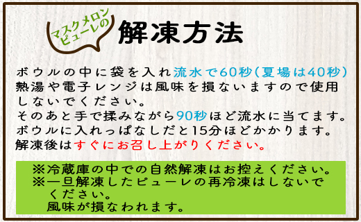 マスクメロンピューレと高知のバニラアイス 3個セット - テレビ「めざましどようび キクエがキクヨ！」で紹介 JALファーストクラス機内食に採用 tn-0020