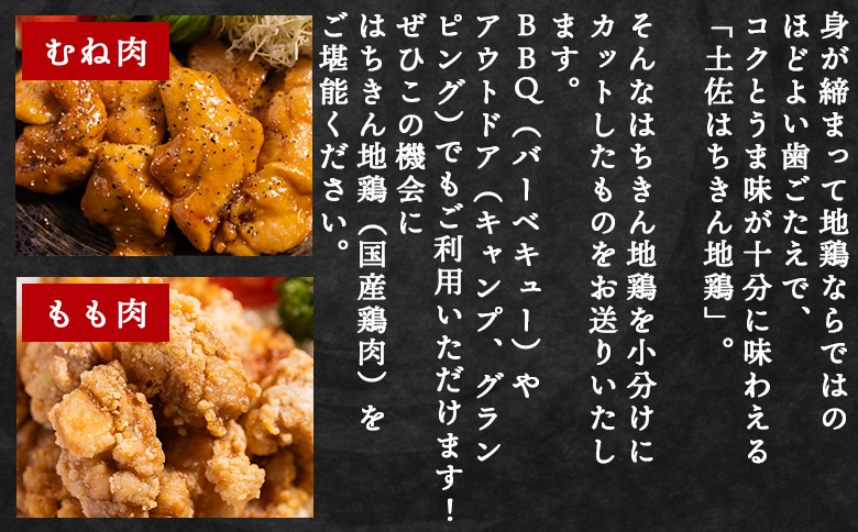【鶏肉 もも肉 むね肉セット】土佐はちきん地鶏 もも肉・むね肉 合計1kg セット 室戸海洋深層水塩付 - 国産 精肉 鶏肉 鶏 肉 むね もも ムネ肉 モモ肉 セット 小分け カット BBQ アウトドア あぐりーど 高知県 香南市 冷凍 地鶏 ジドリ ｼﾞﾄﾞﾘ はちきん地鶏 ad-0005