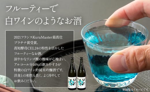 【7日程度で発送】白ワインのようなお酒！純米吟醸いとをかし生酒720ml×２本 gs-0053