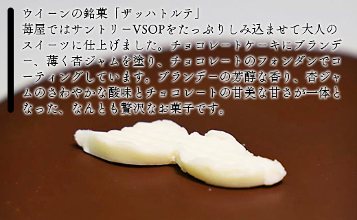 【バレンタイン限定】苺屋 ザッハトルテ 4号 - 送料無料 直径12cm 期間限定 プレゼント 贈り物 ご褒美 デザート おやつ ギフト チョコレートケーキ 大人のスイーツ 洋菓子 it-0108