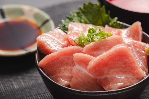 本マグロ 養殖大トロ 計約500g 2冊 - 鮪 まぐろ 寿司 刺身 海鮮丼 漬け丼 カルパッチョ おつまみ 海産物 魚介 海の幸 高知県 香南市 oo-0018