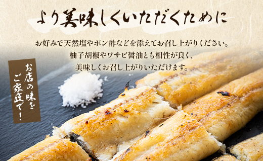 高知県産うなぎの白焼き 2尾(合計280g以上) タレ付き - 鰻 ウナギ しらやき おつまみ のし対応可 ギフト 贈答 国産 贈答用 贈り物 送料無料 吉川水産 高知県 香南市【冷凍】 yw-0049