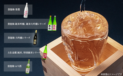 6種類の日本酒飲み比べ 豊能梅セット1800ml×6本 - お酒 さけ 地酒 アルコール とよのうめ 大吟醸 純米吟醸 純米酒 おり酒 楽鶯 らくおう お楽しみ おすそ分け 晩酌 gs-0072