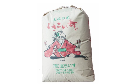 おいしいコシヒカリ！土佐の米 よさこい舞 20kg - 送料無料 こしひかり 米 おこめ 白ご飯 ごはん おにぎり おいしい のし 贈り物 ギフト 贈答 高知県 香南市 kr-0044