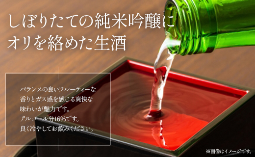 日本酒 純米吟醸おりがらみ生酒720ml×2本 高木酒造 gs-0109
