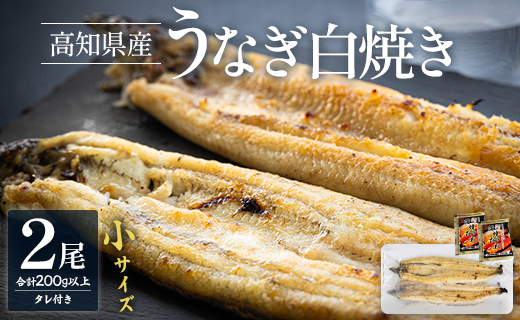 高知県産うなぎの白焼き 小サイズ 2尾(合計200…
