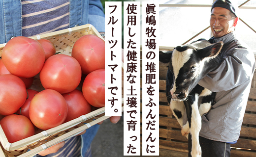 うしの恵 フルーツトマト籠入り1kg - 野菜 とまと 産地直送 料理 アレンジ サラダ 鍋 サンドイッチ 完熟 リコピン 甘い あまい フレッシュ さっぱり 贈答 お礼 御礼 おいしい 国産 高知県 香南市 常温 mj-0035