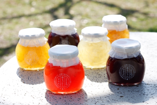 香るジャム(山桃・小夏・ゆず・すもも・文旦・黒ぶどう) 6個入 ho-0002