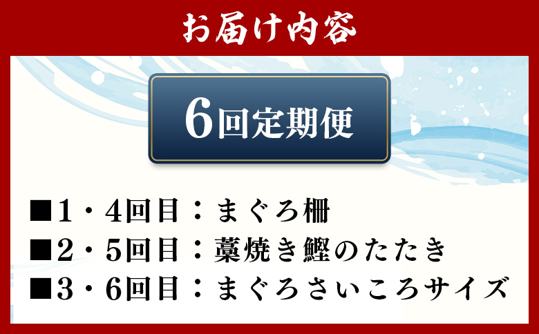 【6回定期便】〈月替わり〉かつお・まぐろ お楽しみセット - 国産 海鮮丼 漬け丼 煮物 鮪 マグロ 鰹 カツオ タタキ たたき 小分けパック 新鮮 魚介 産地直送 龍馬の海鮮隊 野島水産 高知県 香南市 Wnz-0121