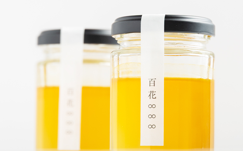 百花∞∞∞(垂れ蜜) 1個(100g)  国産 はちみつ - 日本製 ハチミツ 蜂蜜 百花蜜 ハニー パンケーキ ヨーグルト 山口農園 高知県 香南市 常温 ya-0002