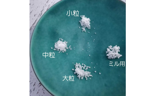 【四国一小さなまちのお塩】 塩職人 田野屋青蜂 完全天日塩 ★ ４種類から選べる ★ ３個セット 