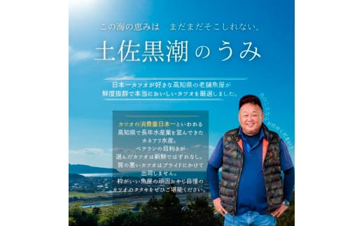 ～四国一小さなまち～ ★訳あり★ 高知県産カツオのわら焼きタタキ（自家製タレ付）1kg 4ヶ月定期便 1節約300g かつお 鰹 鰹のたたき 藁焼き 刺身 さしみ 惣菜 おかず 海鮮 魚介類