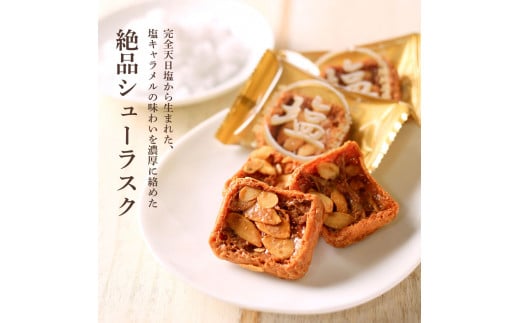 ☆田野屋塩二郎完全天日塩☆ プチシューラスク 20枚入り×1箱 田野屋塩