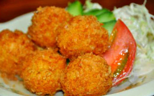 【四国一小さなまち】料理屋「富士」特製カニクリームコロッケ　15個　