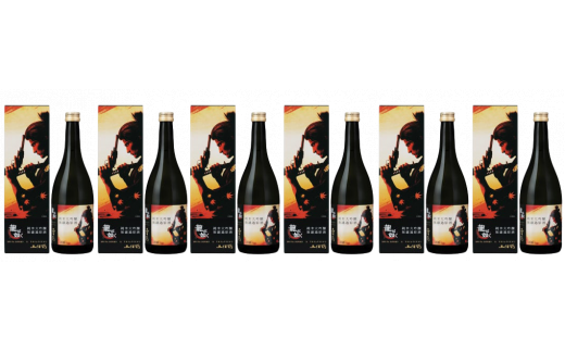 龍が如く×土佐鶴 720ml×6本 日本酒 辛口 720ml 6本 龍が如く コラボ アニメ お酒 酒 地酒 純米 お米 米  飲みやすい おつまみ 贈り物 贈答 ふるさと納税日本酒 ふるさと日本酒 高知県 安田町 TS-08