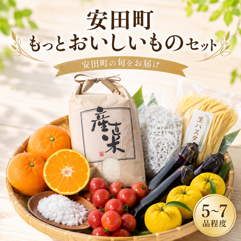 もっと！ おいしいものセット 野菜 果物 パスタ 海産品 調味料 詰め合わせ セット 1万円 10000円 生パスタ 干物 お菓子 スイーツ 海産物 加工品 ポン酢 味噌 高知県 安田町 TR-07