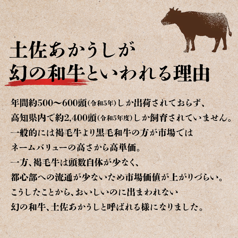 ｢土佐あかうし｣ローススライス700g 希少 土佐あかうし ローススライス 約700g 冷凍 国産 牛肉 牛ロース 焼肉用 焼き肉 和牛 BBQ バーベキュー やきにく ローストビーフ すきやき（すき焼き）しゃぶしゃぶ 鍋 ブランド牛 赤身 お肉 あか牛 赤牛 高知県産 安田町  MT-09