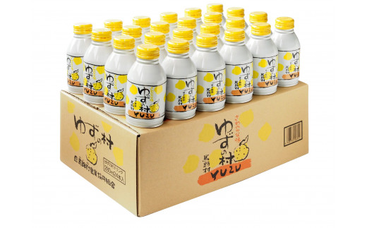 ゆずの村ドリンク/280ml×24本入  フルーツジュース ゆずジュース ドリンク 清涼飲料水 飲料 柚子 はちみつ 缶ボトル 無添加 ギフト のし  お中元 お歳暮 高知県 馬路村 【364】