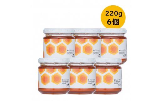 ゆず入りはちみつ /220g×6本