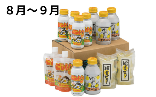 ゆず製品 定期便 （年6回コース） 調味料 ゆずジュース ゆずポン酢 ぽん酢 柚子胡椒 詰め合わせ 高知県 馬路村 【717】