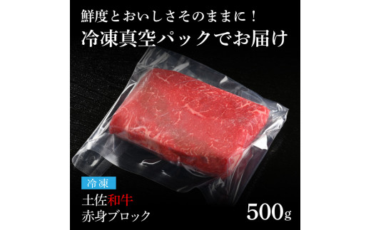 天下味 エイジング工法 熟成肉 土佐和牛 特選赤身ブロック 500g エイジングビーフ 赤身 牛 ブロック 国産 肉 牛肉 和牛 人気 老舗焼肉店 冷凍 新鮮 真空パック 高級 お祝い 高知 高知県 芸西村 故郷納税 25000円 返礼品 贈り物 贈答 ギフト