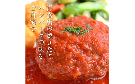 創業50年老舗レストランの幻の和牛あかうしハンバーグ 130g×16ケ 特製デミソース&特製トマトソース×4袋 土佐あかうし 6ヶ月定期便 美鮮豚 牛肉 デミグラス ハンバーグ 小分け 冷凍 美味しい