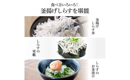 高知県産釜揚げしらす（50g×17パック）シラス 小分け 国産 無添加 釜揚げ しらす丼 海鮮丼 ゆずつき お茶漬け ごはん 軍艦巻き 寿司 17人前 大容量 冷凍 高知県 返礼品 13000円
