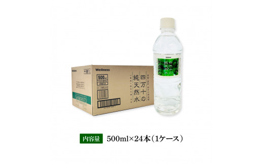 【CF-R5tka】　四万十の純天然水 500ml×24本 水 天然水 ナチュラルミネラルウォーター モンドセレクション金賞受賞 健康 おいしい お水 飲みやすい おすすめ ご家庭用 ご自宅用 防災 水 まとめ買い 備蓄