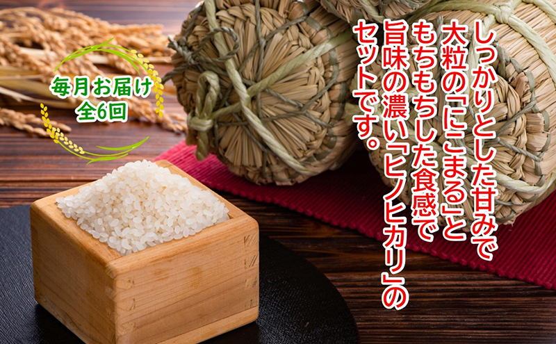 ★令和5年産★農林水産省の「つなぐ棚田遺産」に選ばれた棚田で育てられた 棚田米 土佐天空の郷 5kg食べくらべセット定期便 毎月お届け 全6回