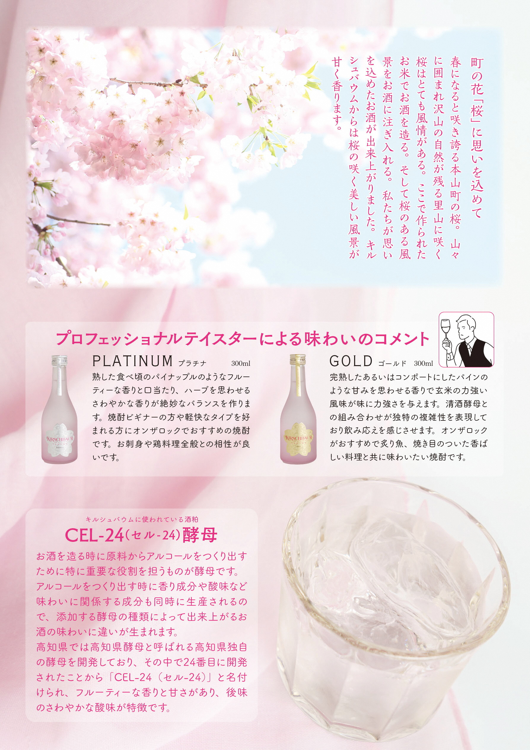 土佐天空の郷使用！本格米焼酎「KIRSCHBAUM」720ml×2種類セット