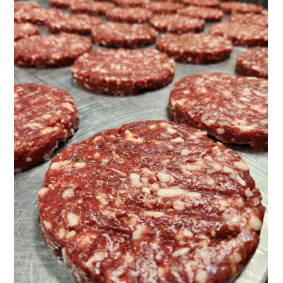 鹿バーガーパティ4個入り【配送不可地域：離島】【1615305】