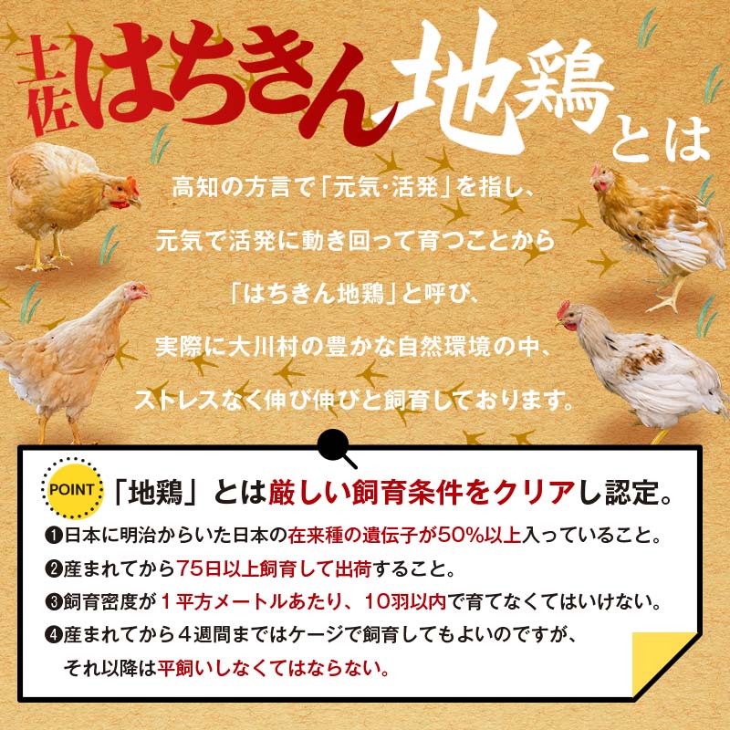 サラダはちきん 1.5kg（150g×10個） サラダチキン 土佐はちきん地鶏 地鶏 ぢどり じどり 鶏肉 とり肉 チキン蒸し鶏 むね肉 胸肉 国産 高知県産 惣菜 レトルト 調理済み インスタント 高知県 大川村 F6R-038