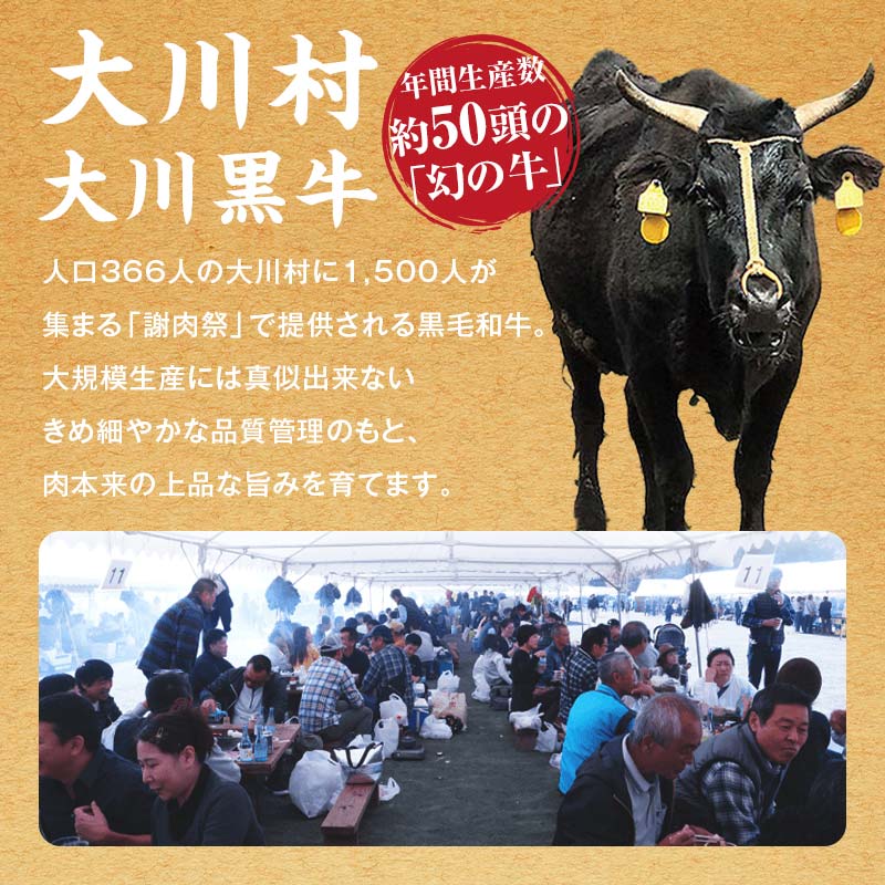 【セット定期便】大川黒牛サーロインステーキA4以上（200g×2枚）＆カツオたたき3kg 和牛 サーロイン 焼肉 牛肉 肉 かつお 魚介 高知県 大川村 F6R-100