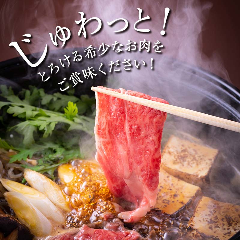 国産黒毛和牛 大川黒牛 ロース すき焼き用 スライス A4（250g×2パック） 国産 黒毛和牛 A4 ロース 牛肉 すき焼き すきやき スキヤキ 記念日 お祝い 牛 ビーフ 肉 食品 高知県 大川村 F6R-024