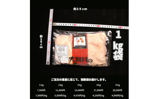 土佐はちきん地鶏 むね肉 1kg×5パック 計5kg 地鶏 ムネ肉 胸肉 鶏肉 とり肉 とりにく 肉 鶏ムネ 鶏むね肉 鶏 ムネ チキン 食品 高知県 大川村 F6R-031