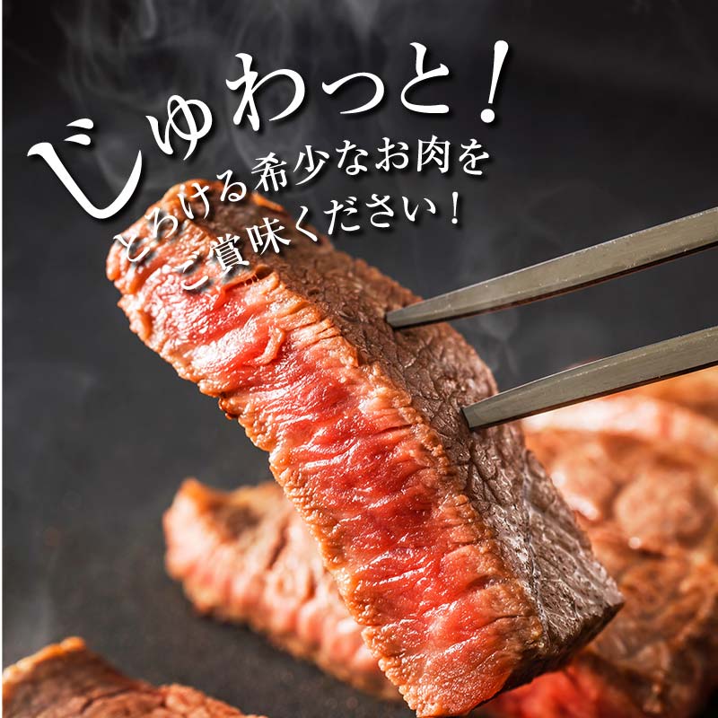 国産黒毛和牛 大川黒牛 ももステーキ A4（150g×4枚） 国産 黒毛和牛 A4 もも肉 ステーキ 牛肉 焼肉 牛モモ肉 牛モモ モモ肉 牛 モモ ビーフ 肉 食品 高知県 大川村 F6R-022