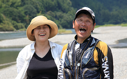 【6月から9月の発送】仁淀川の天然鮎（4匹～8匹）★冷蔵