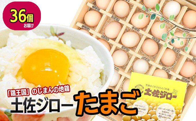 土佐ジロー濃厚たまご（1箱36個入）
