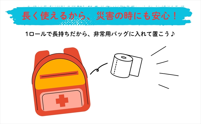 超長尺 トイレットペーパー ジョイフルファミリー 200m巻 24本入り