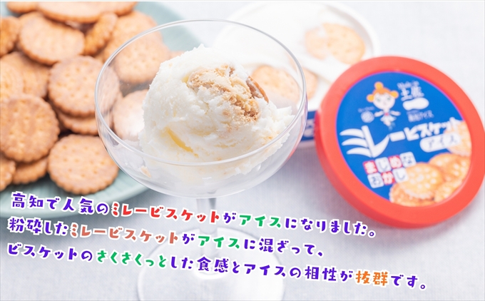 Made in 土佐★ミレービスケットアイス6個（高知アイス）