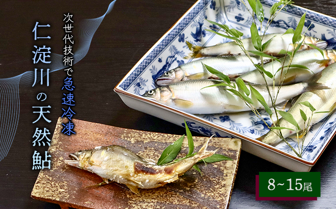 仁淀川の天然鮎（８匹〜15匹）★冷凍