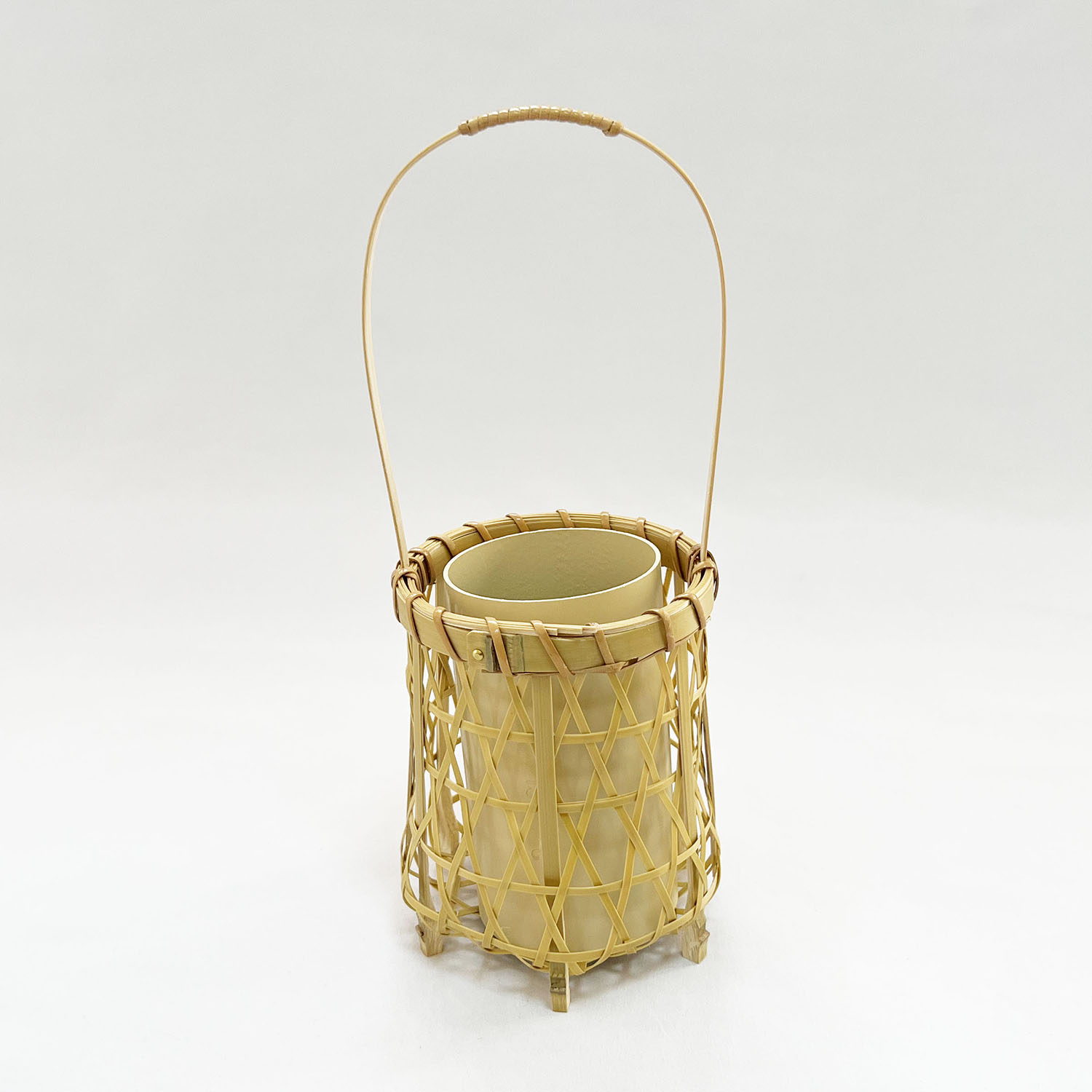 0110106 竹細工 花器 〜橘・淡竹〜