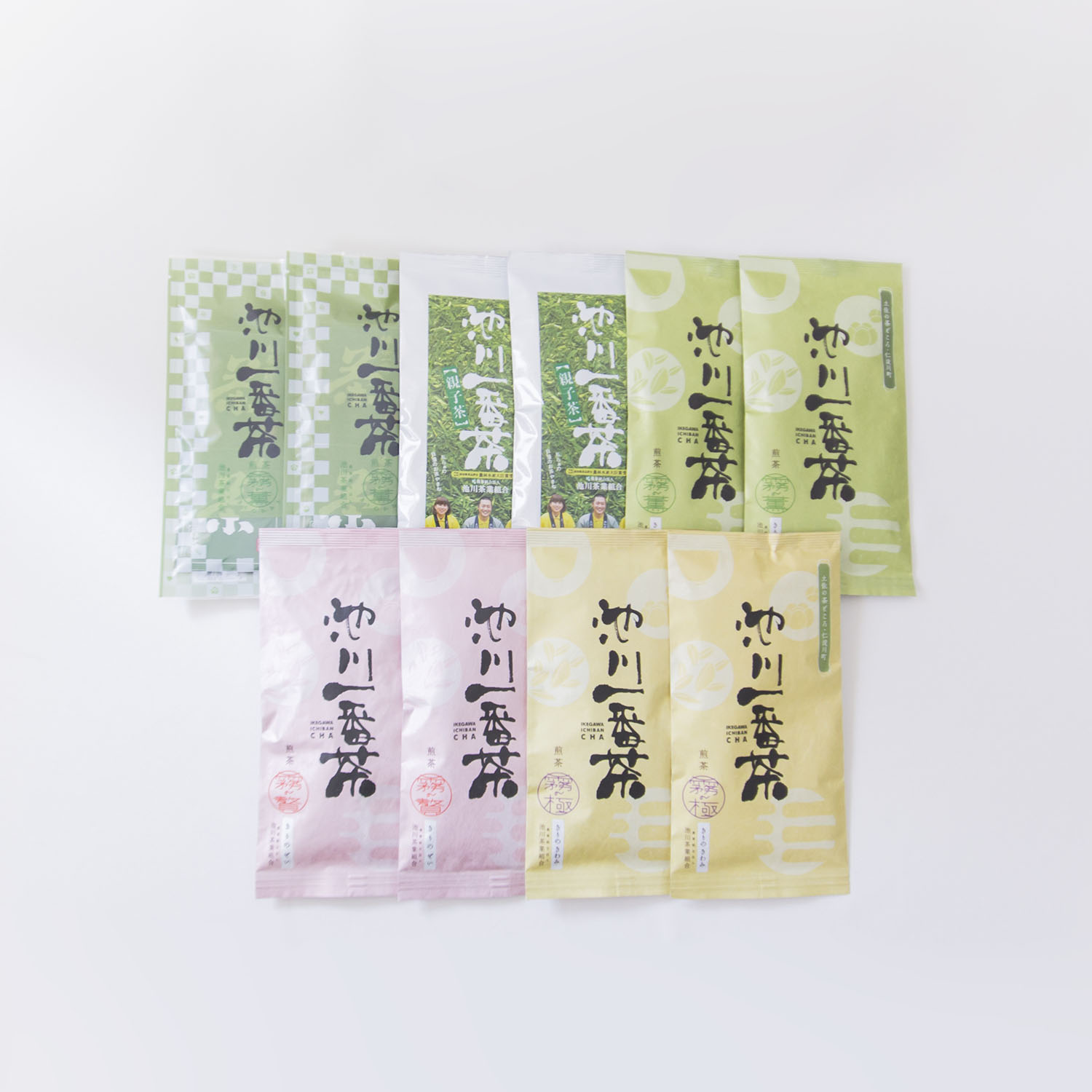 0360201 池川茶業組合の煎茶詰め合わせ（５種）