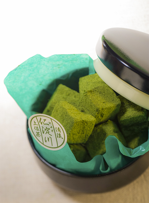 0070404 濃厚生チョコレート 茶のつぼみ（煎茶）