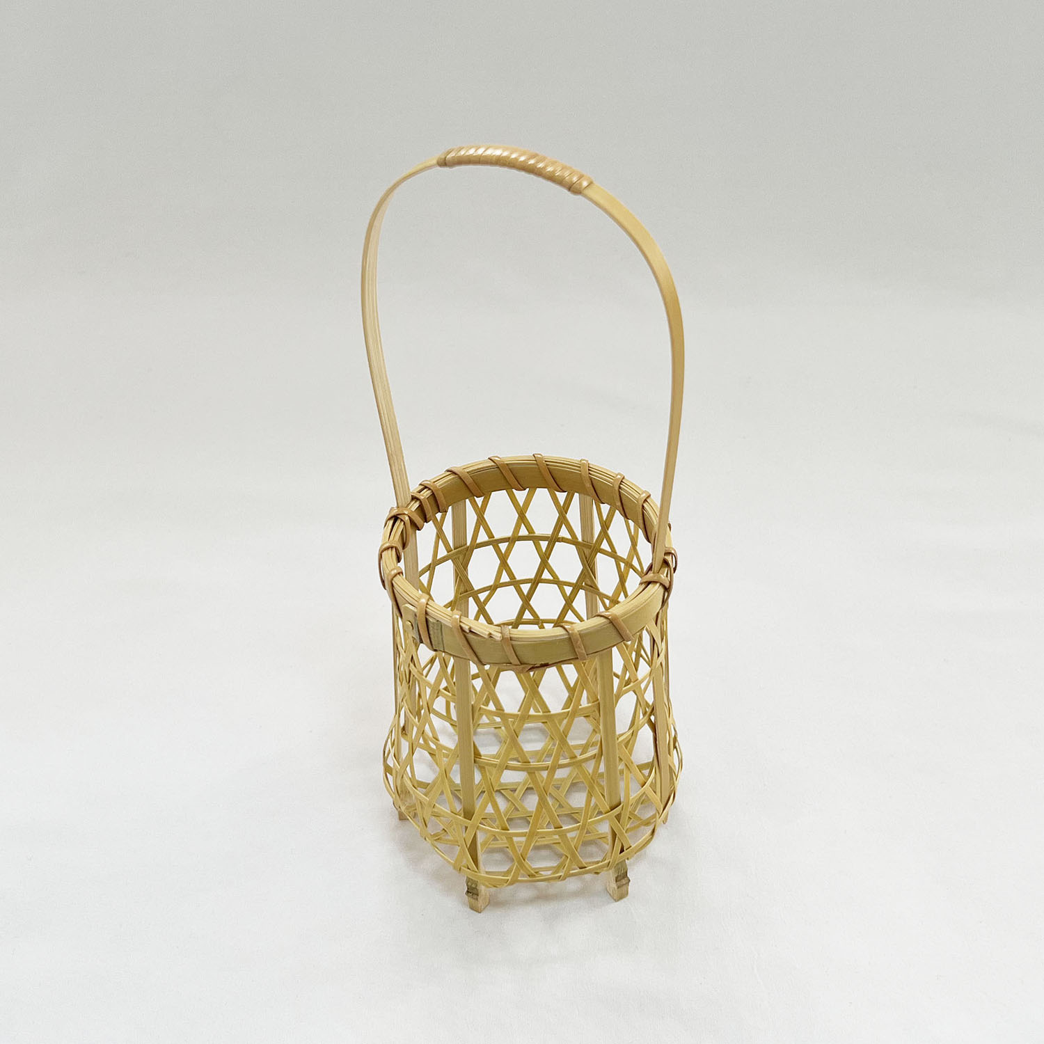 0110106 竹細工 花器 〜橘・淡竹〜